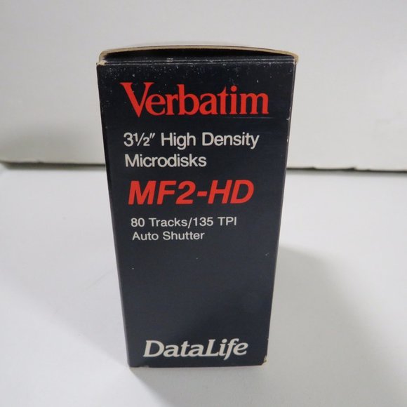 10 VERBATIUM Kodak open box MF2/HD Microdisks Taupe colored - Picture 3 of 9